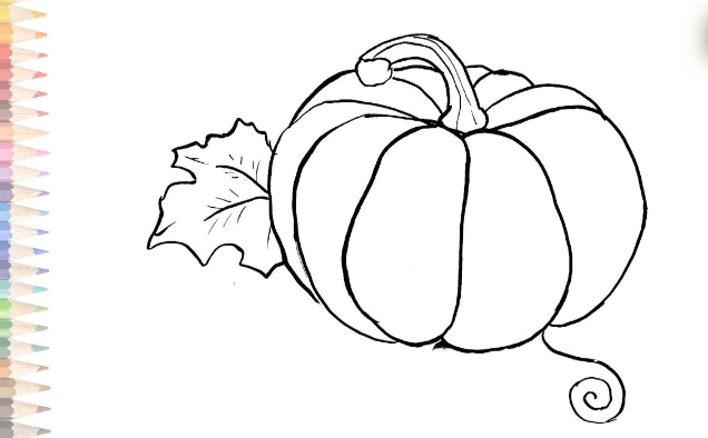 Outline:7lur9ajx32e= Pumpkin Drawing