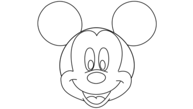 Outline:5qkq8nknmbu= Mickey Mouse Ears